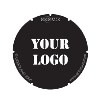 CUSTOM BLACK AND WHITE GLASS GOBO